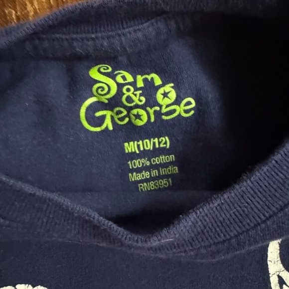 Sam and George Boys Long sleeve tee size meds medium - Picture 3 of 4